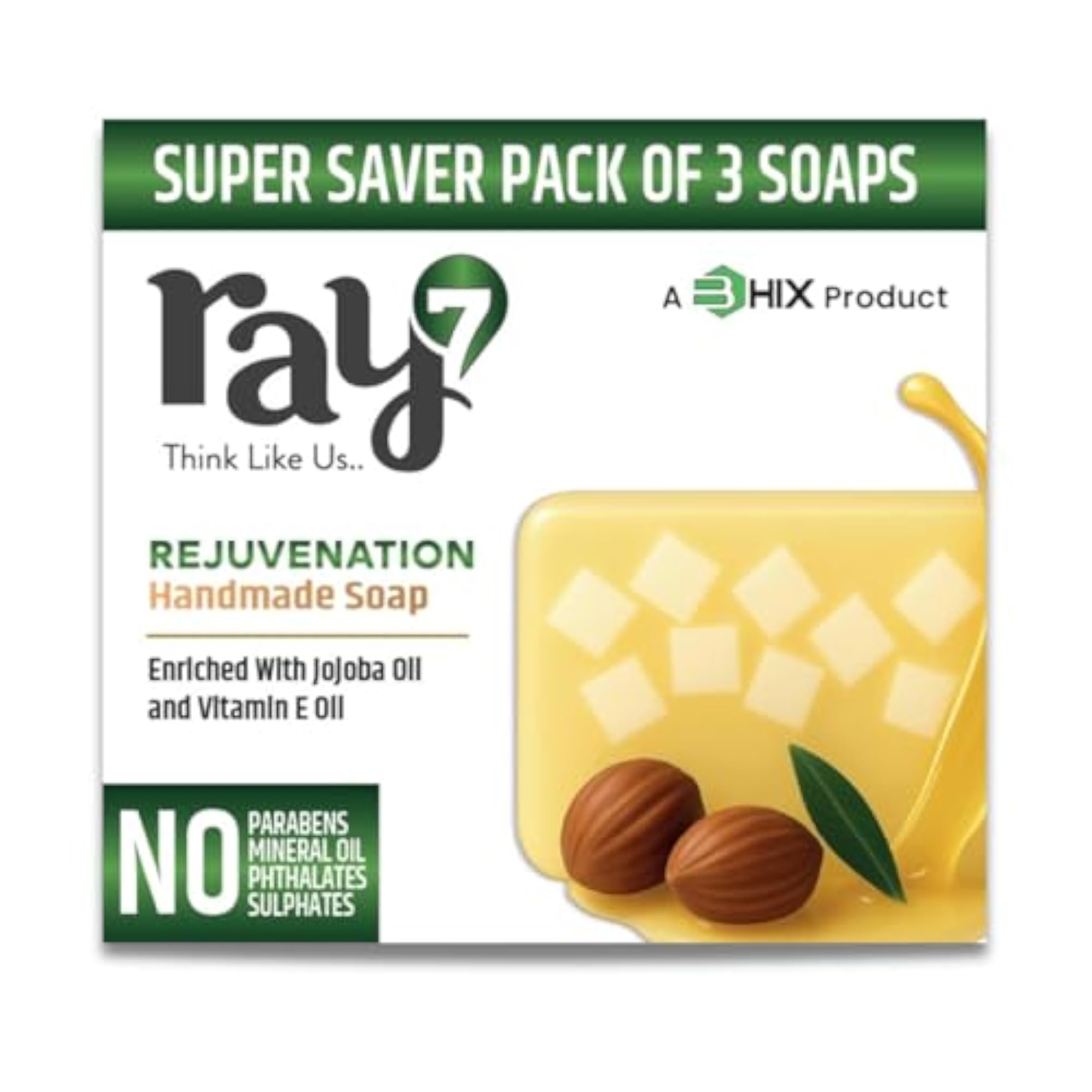 Rejuvenation Handmade Glycerin Soap with Jojoba Oil & Vitamin E